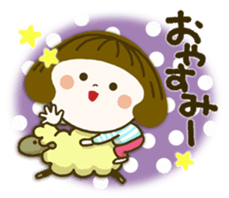 OKAPPA Japanese girl sticker #7716305