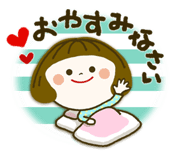 OKAPPA Japanese girl sticker #7716306