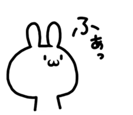 kaomozi rabbit sticker #7716313