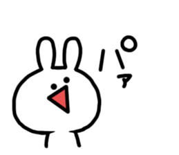 kaomozi rabbit sticker #7716315