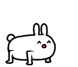 kaomozi rabbit sticker #7716324