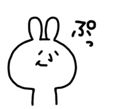 kaomozi rabbit sticker #7716327