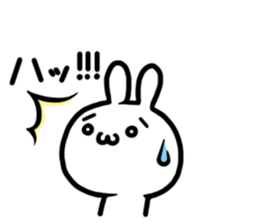 kaomozi rabbit sticker #7716331