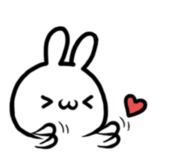 kaomozi rabbit sticker #7716334