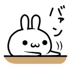 kaomozi rabbit sticker #7716344