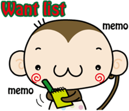 Loose monchi-/Christmas ver. sticker #7716437