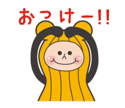 Animal peanuts sticker #7717069