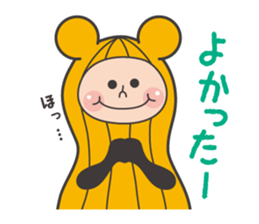 Animal peanuts sticker #7717077