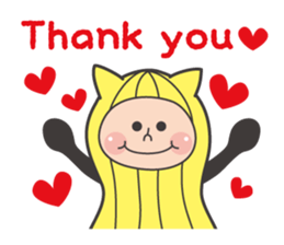 Animal peanuts sticker #7717080