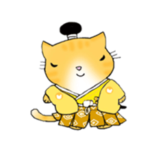 Cute kitten colon 3 English sticker #7717595