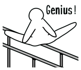 Apparatus gymnastics.a sticker #7717891