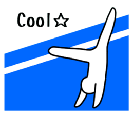 Apparatus gymnastics.a sticker #7717900