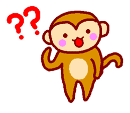 Every day of the happy monkey sticker #7718082
