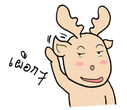 Happy Gay Deer (THAI) sticker #7718434