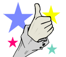 The boy who put on a hat sticker #7718594