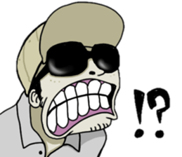 The boy who put on a hat sticker #7718618