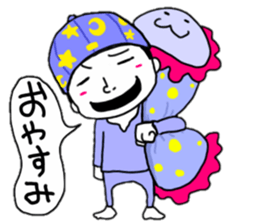 The boy who put on a hat sticker #7718626