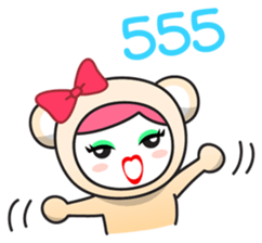 Lady Blinky sticker #7719099