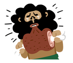 primitive man first sticker #7719110