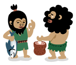 primitive man first sticker #7719114