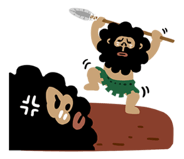 primitive man first sticker #7719115