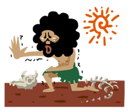 primitive man first sticker #7719118