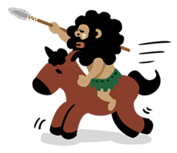 primitive man first sticker #7719120