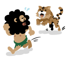 primitive man first sticker #7719122