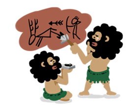 primitive man first sticker #7719126