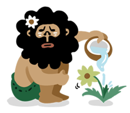 primitive man first sticker #7719128