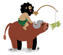 primitive man first sticker #7719129