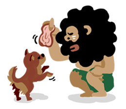 primitive man first sticker #7719135