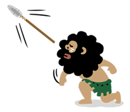 primitive man first sticker #7719136