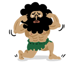 primitive man first sticker #7719146