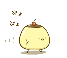 Piyo Piyo Pudding sticker #7719789