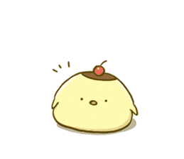 Piyo Piyo Pudding sticker #7719791