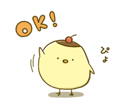 Piyo Piyo Pudding sticker #7719793