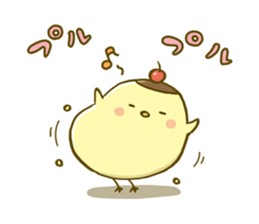 Piyo Piyo Pudding sticker #7719794