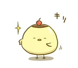 Piyo Piyo Pudding sticker #7719803