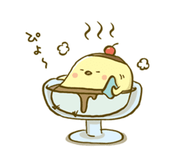 Piyo Piyo Pudding sticker #7719816