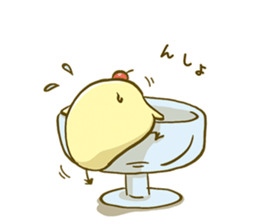 Piyo Piyo Pudding sticker #7719817