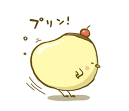 Piyo Piyo Pudding sticker #7719820