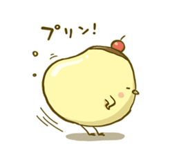 Piyo Piyo Pudding sticker #7719820