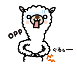 Alpaca's the tone bad day sticker #7720006