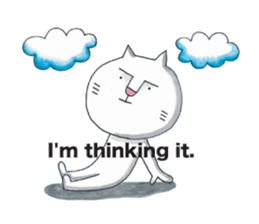 Cat talks message 3. sticker #7720270