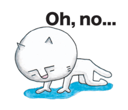 Cat talks message 3. sticker #7720275