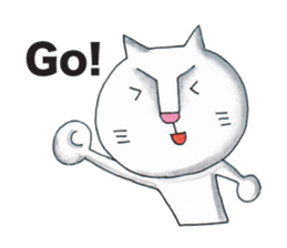 Cat talks message 3. sticker #7720288