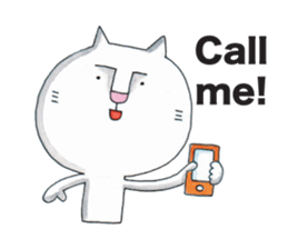 Cat talks message 3. sticker #7720289
