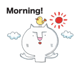 Cat talks message 3. sticker #7720291