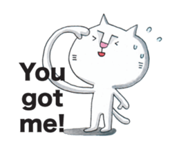 Cat talks message 3. sticker #7720294